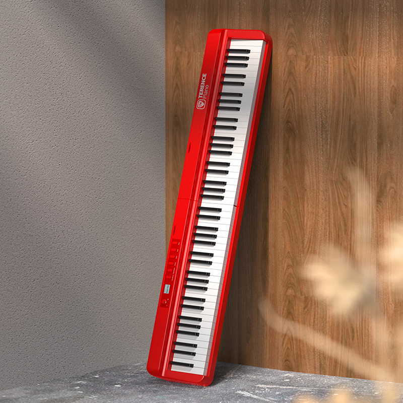特倫斯發布了X88E折疊電鋼琴紅色限量版
